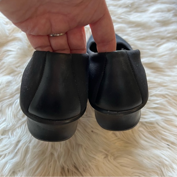 ECCO Felicia Stretch Black Textile Slip On Low Wedge Women’s Size 41 = 10/10.5 - Picture 5 of 9